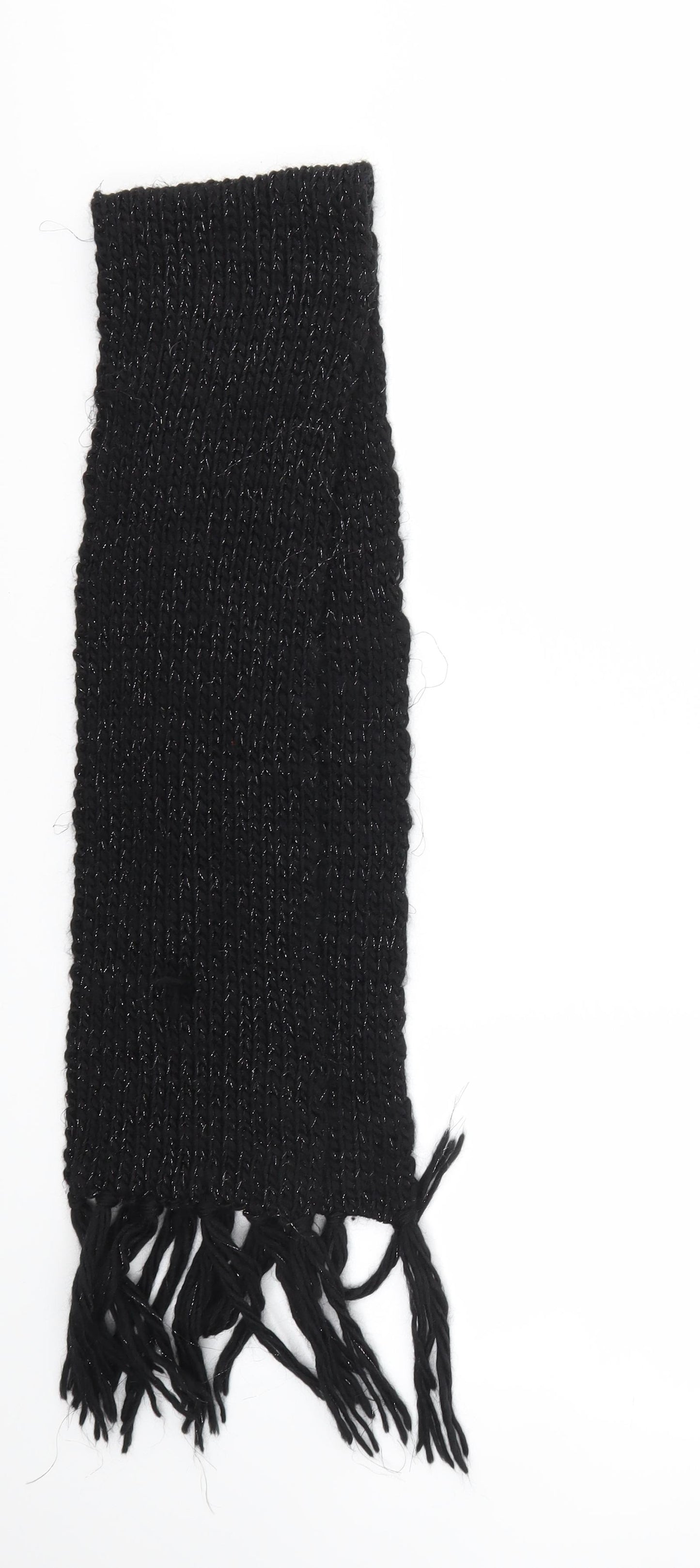 Preworn Womens Black    Scarf