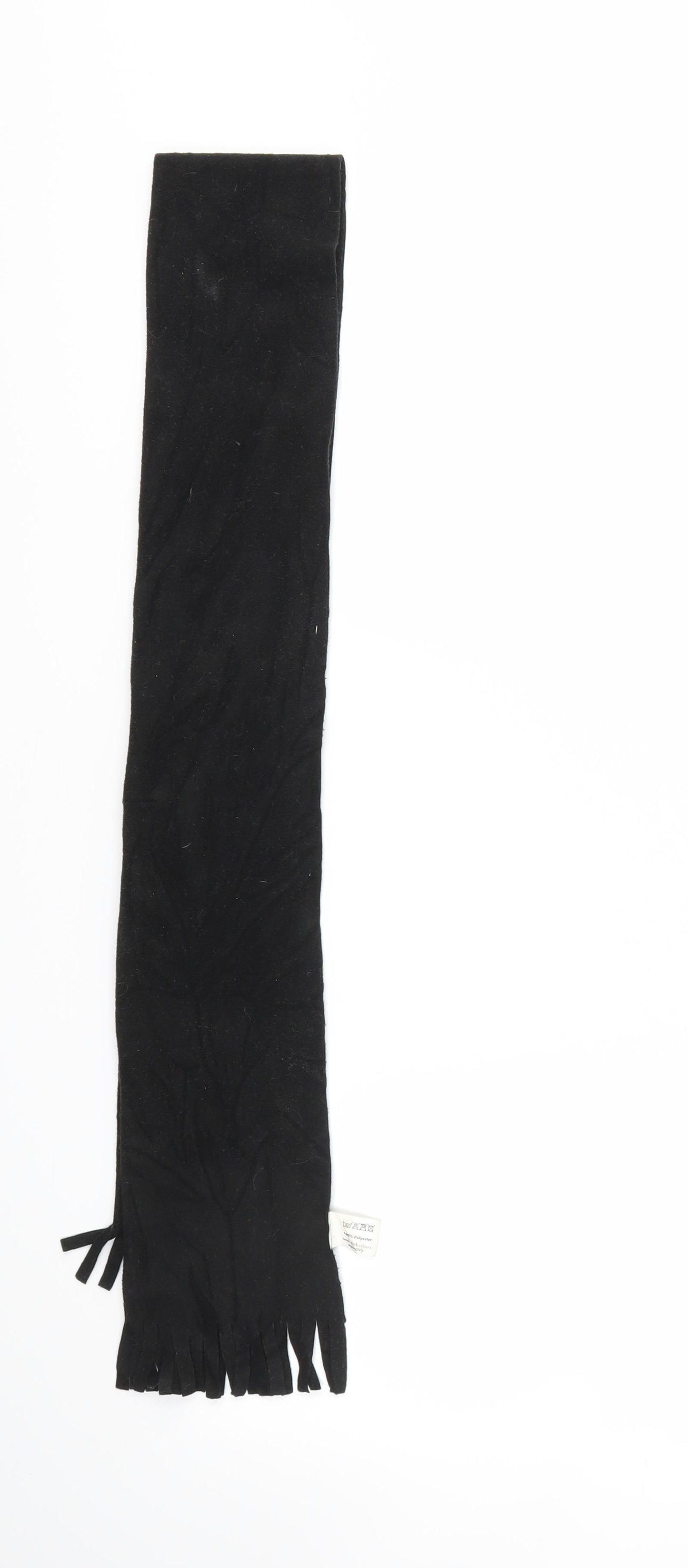 Preworn Womens Black    Scarf