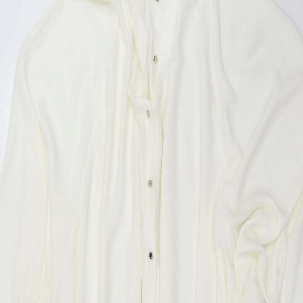 YOURS  Womens White   Shirt Dress  Size 30