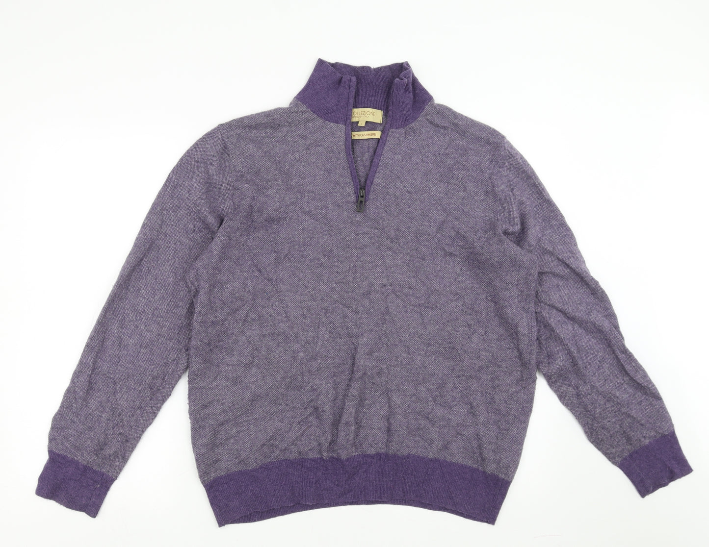 Marks and Spencer Mens Purple   Pullover Jumper Size L