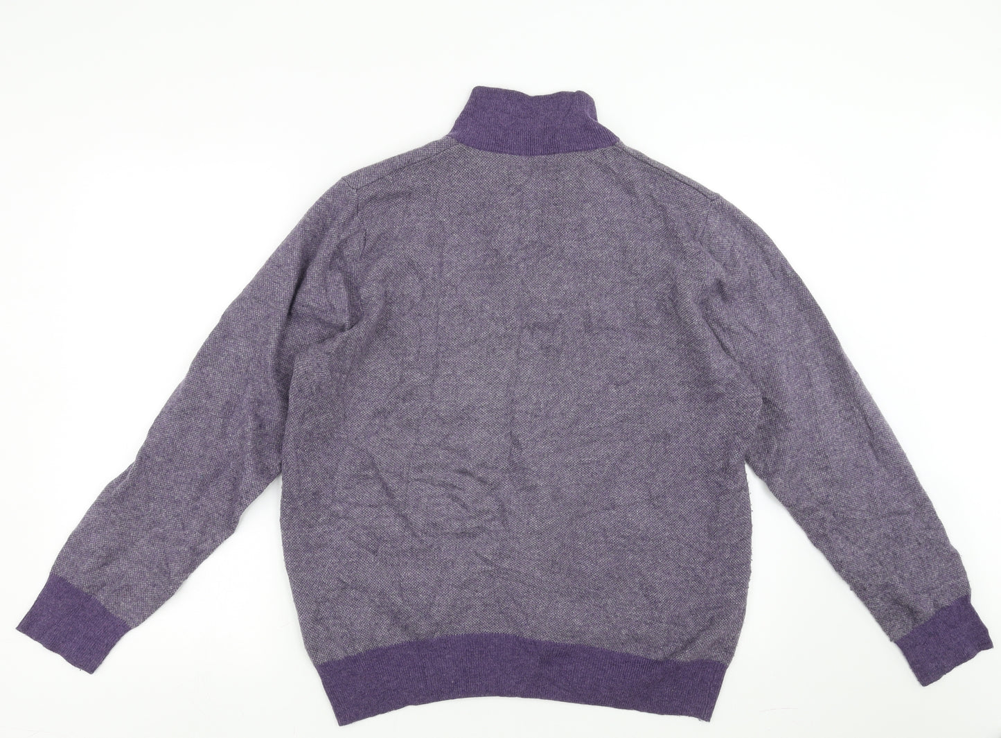 Marks and Spencer Mens Purple   Pullover Jumper Size L