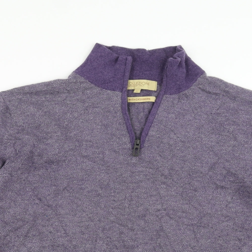 Marks and Spencer Mens Purple   Pullover Jumper Size L