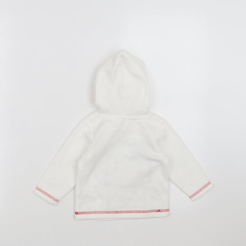 M&Co Girls White   Pullover Jumper Size 6-9 Months  - penguin