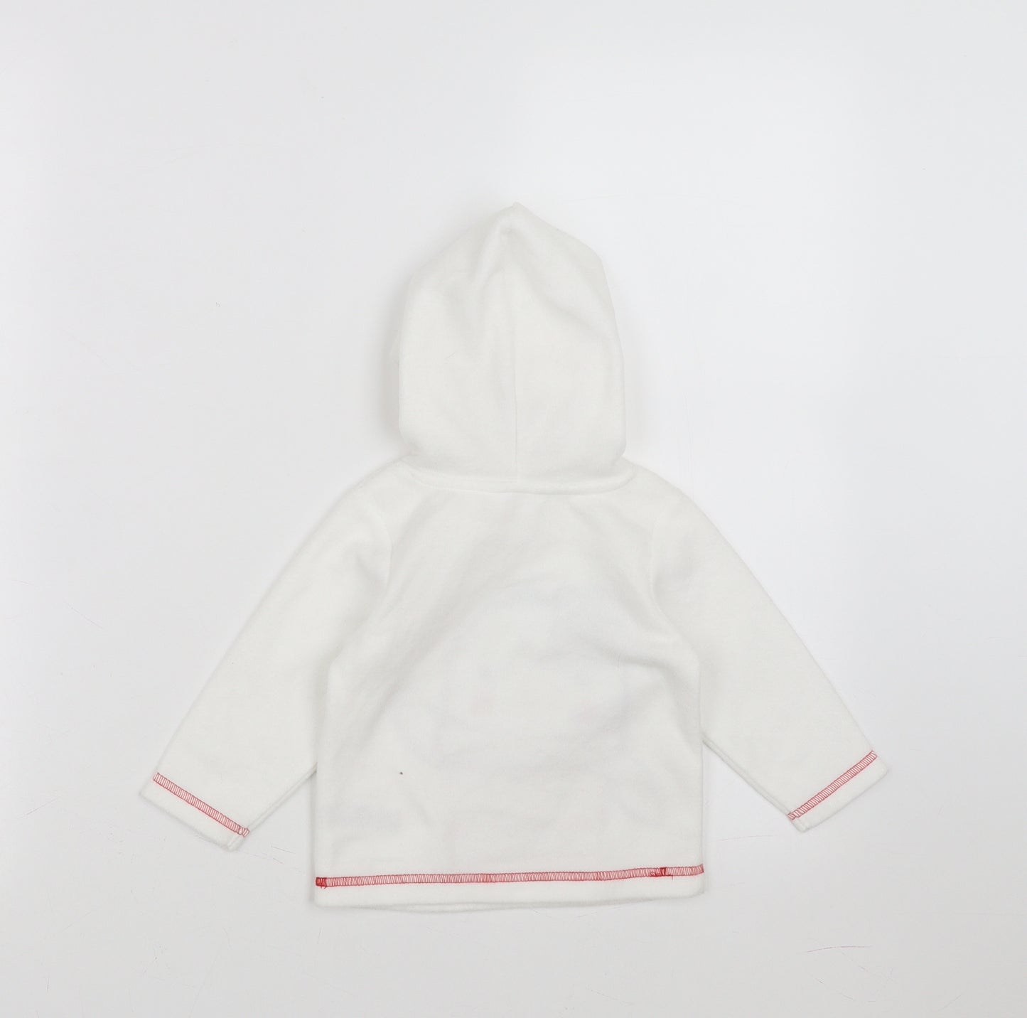 M&Co Girls White   Pullover Jumper Size 6-9 Months  - penguin