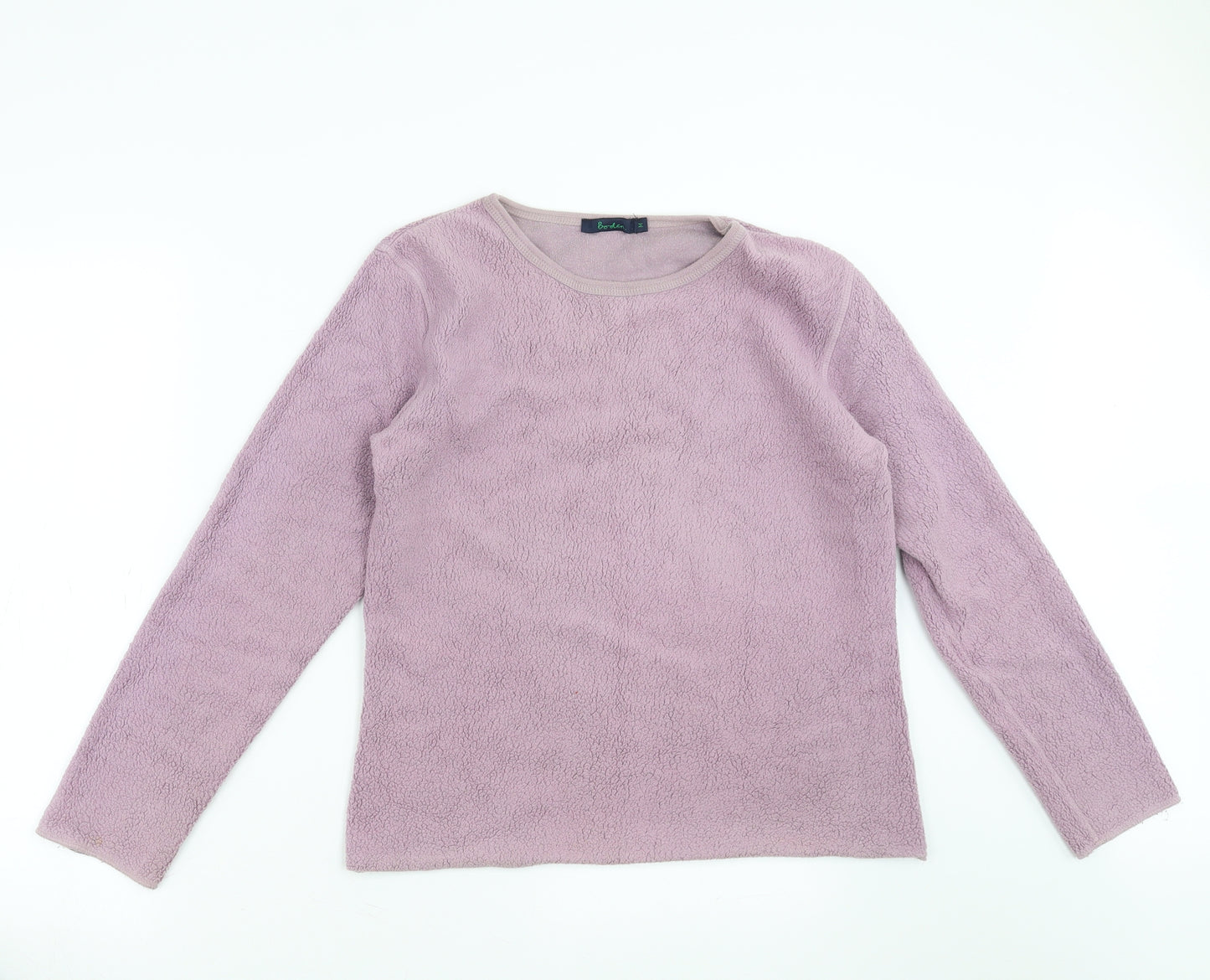 Boden Womens Purple  Fleece Pullover Jumper Size M