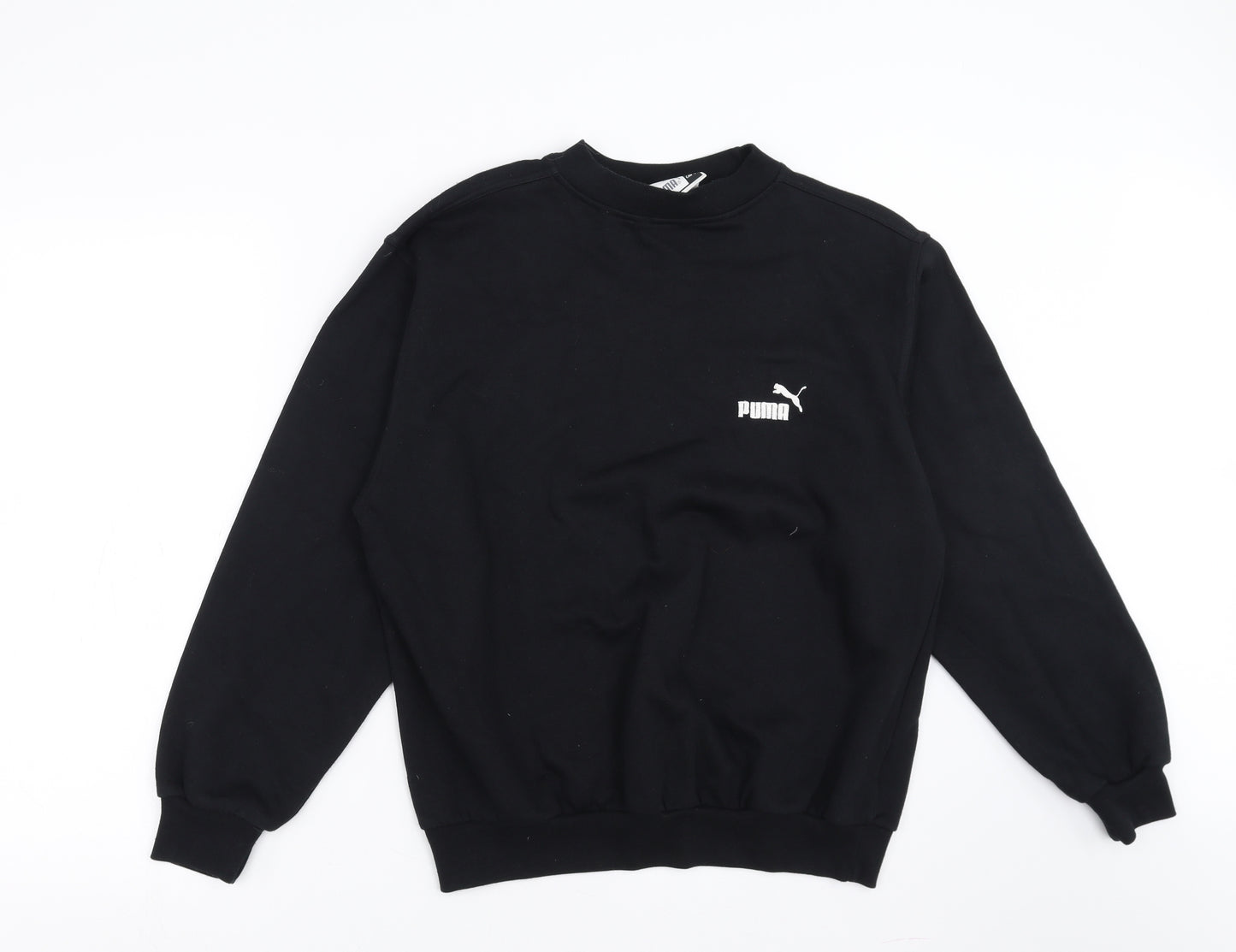 PUMA Mens Black   Pullover Sweatshirt Size S