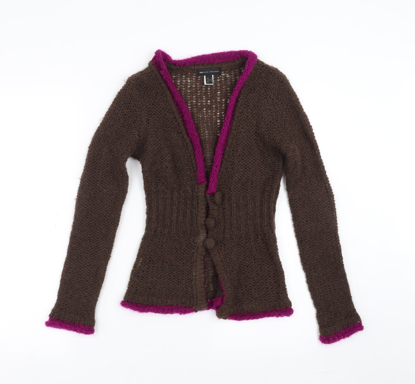 MNG collection Womens Brown   Cardigan Jumper Size S