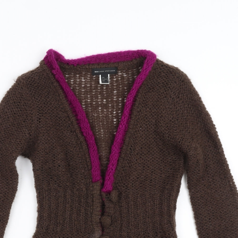 MNG collection Womens Brown   Cardigan Jumper Size S
