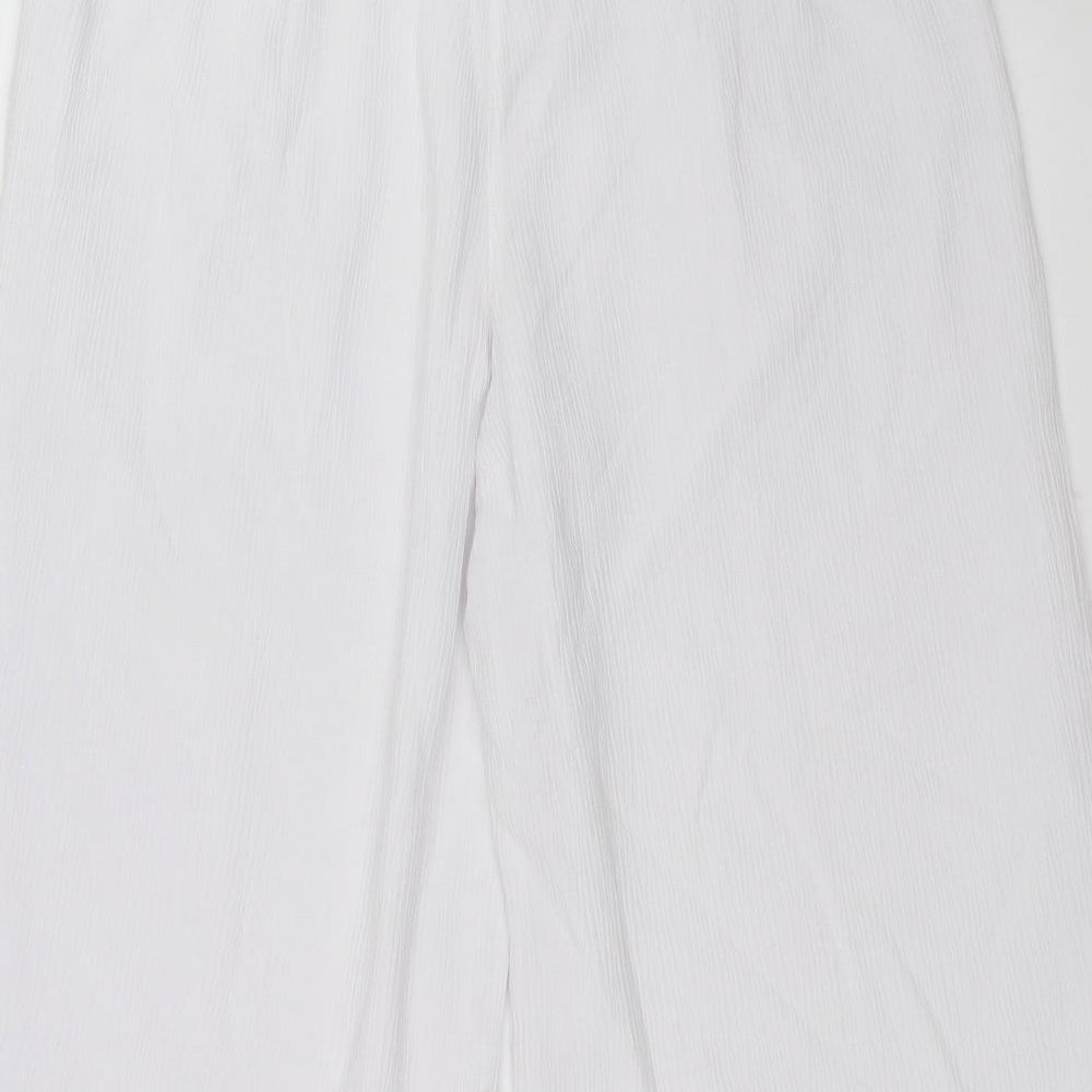 George Womens White   Cropped Trousers Size 16 L21 in