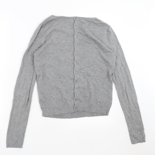 Topshop Womens Grey   Pullover Jumper Size 6  - dog