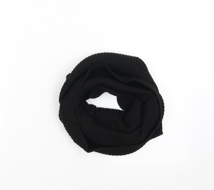 Preworn Womens Black    Scarf   - snood