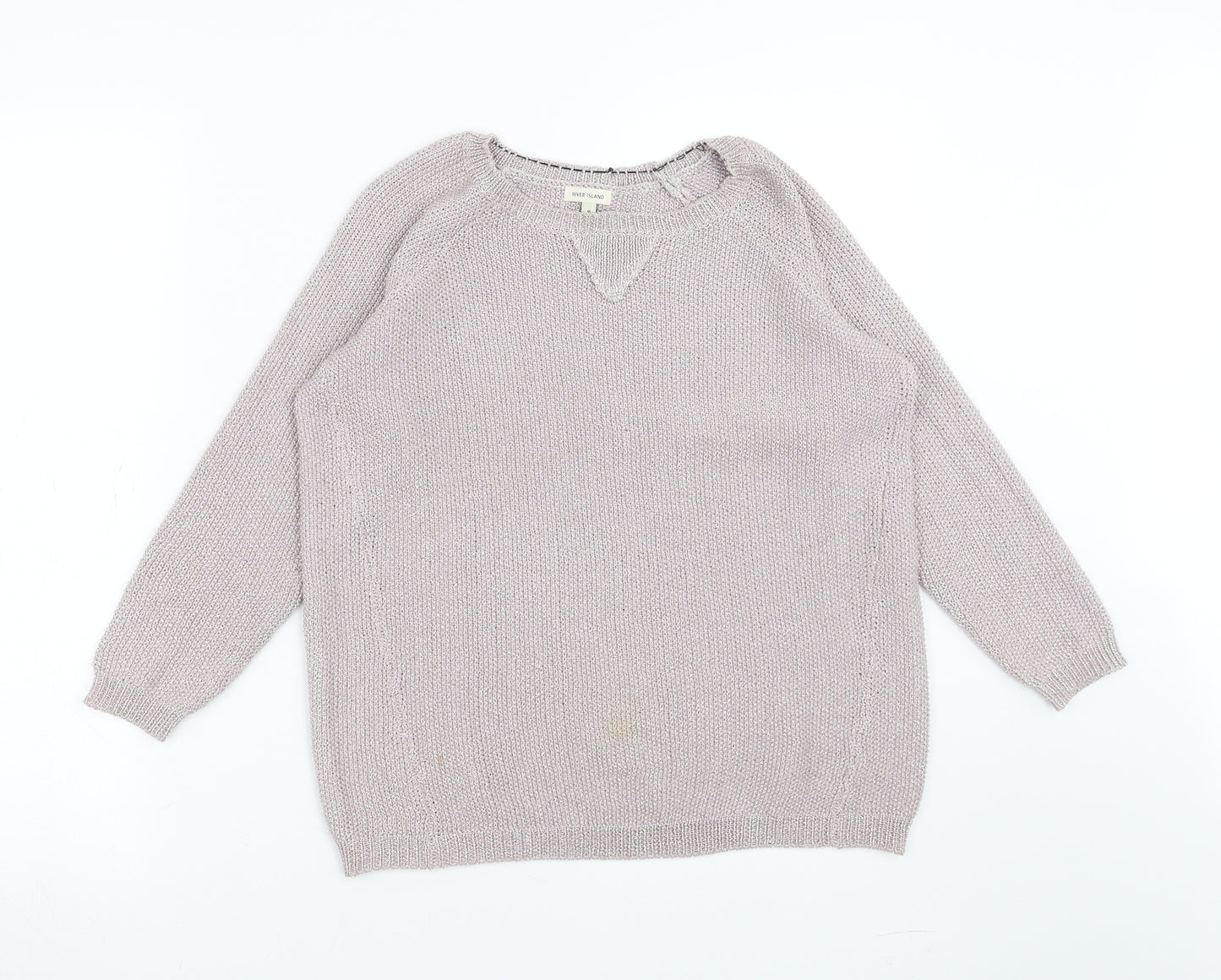 River Island Womens Purple   Pullover Jumper Size 8