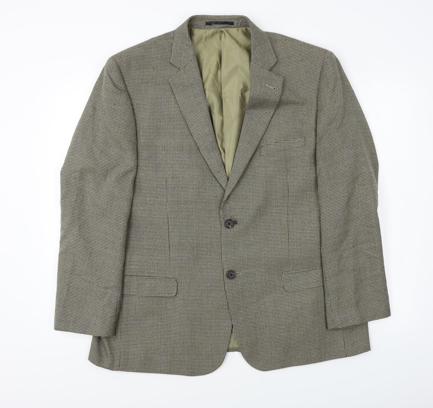 Charlton Gray   Mens Brown Check  Jacket Blazer Size 44