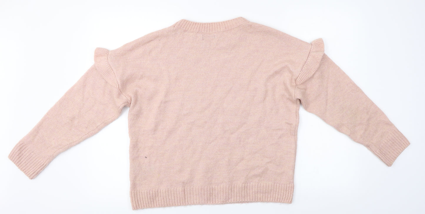 M&Co  Womens Pink   Pullover Jumper Size 12