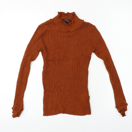 Topshop  Womens Brown   Pullover Jumper Size 8
