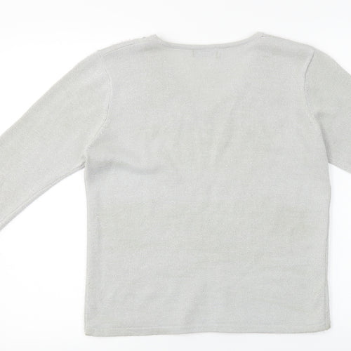 BM  Womens Grey   Basic T-Shirt Size S