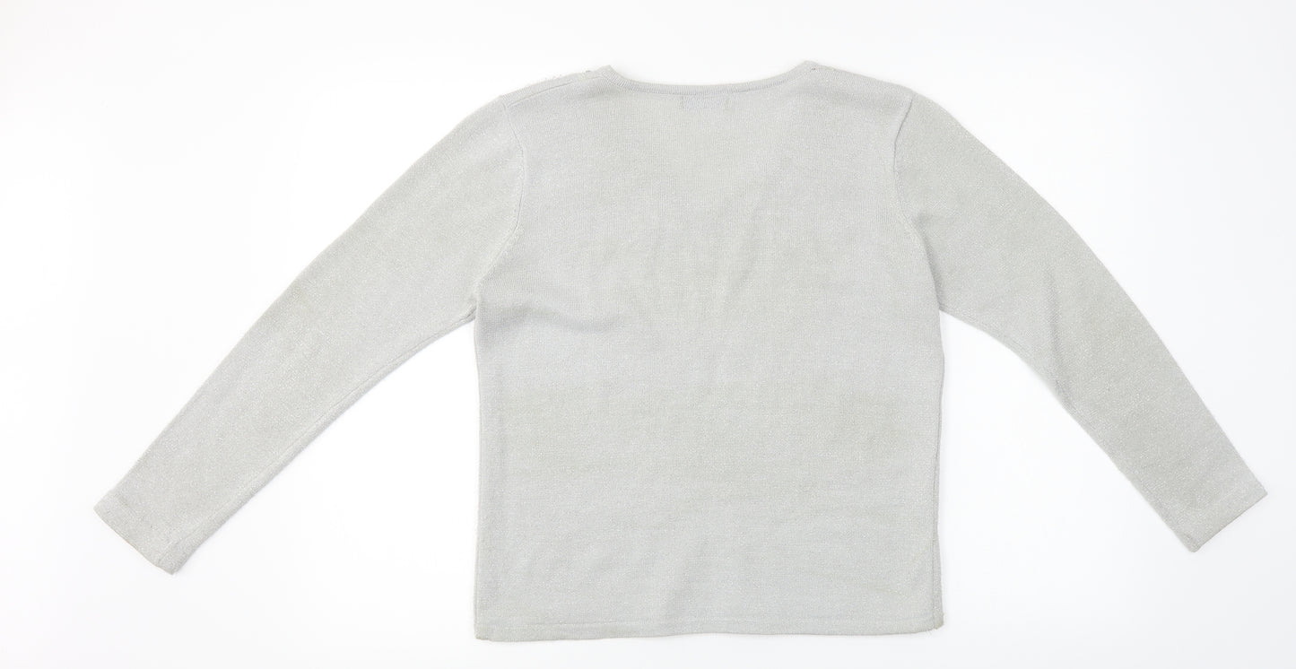 BM  Womens Grey   Basic T-Shirt Size S