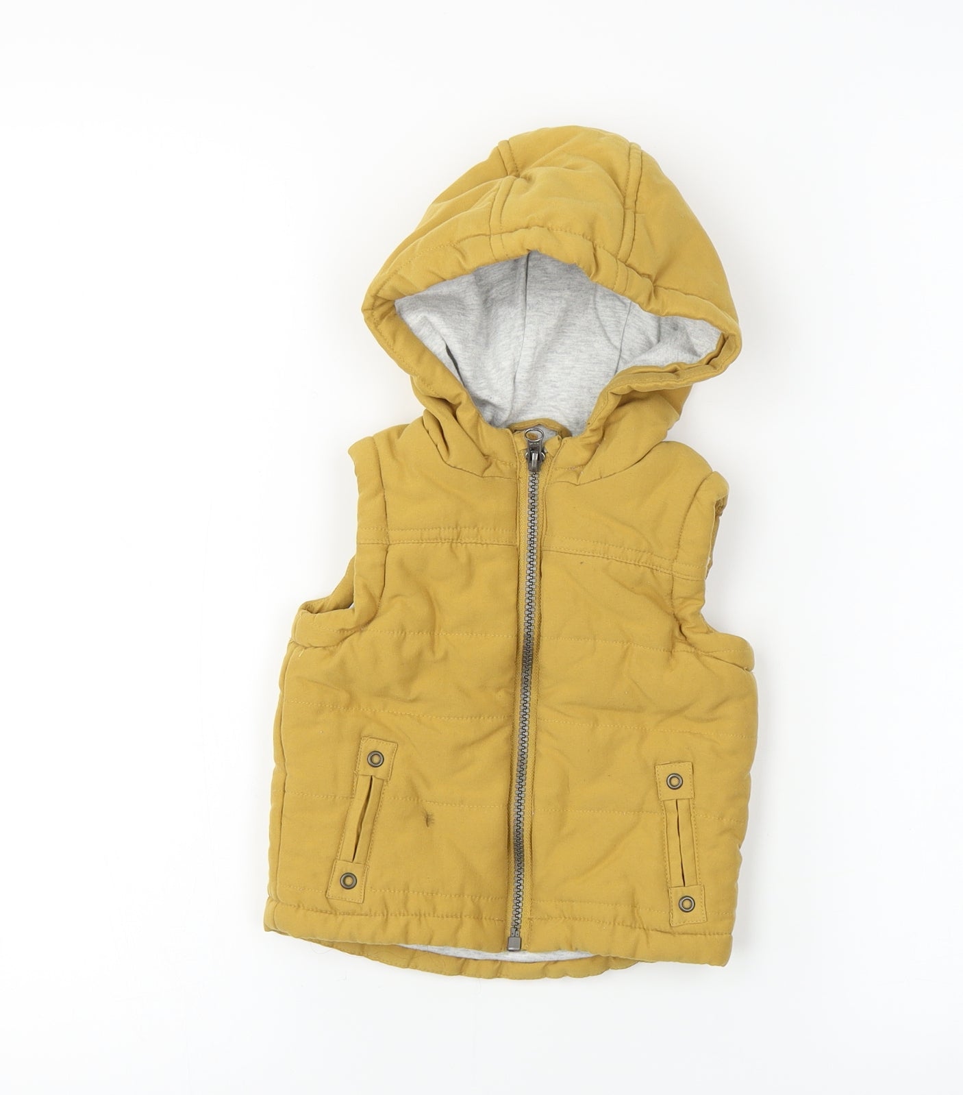 F&F  Boys Yellow   Gilet Coat Size 9-12 Months