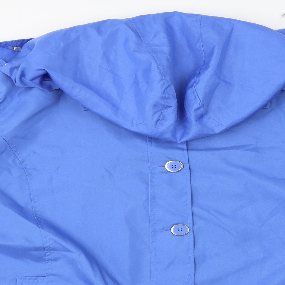 Anne De Lancay   Womens Blue   Jacket Coat Size 22