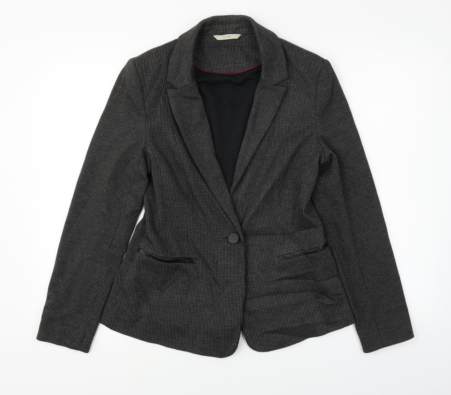 George  Womens Grey   Jacket Blazer Size 12