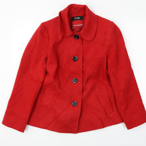 BHS  Womens Red   Jacket Coat Size 16
