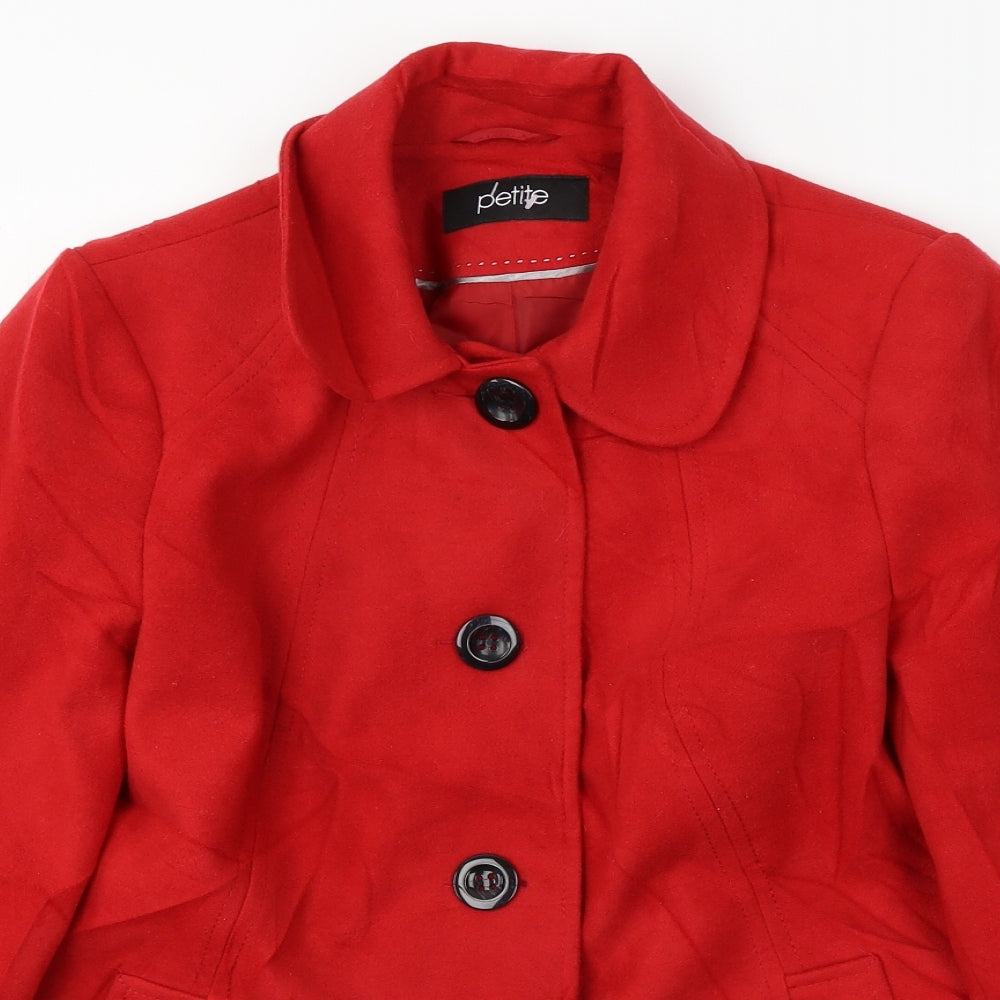 BHS  Womens Red   Jacket Coat Size 16