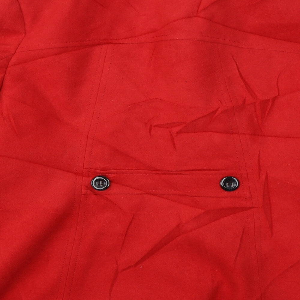BHS  Womens Red   Jacket Coat Size 16