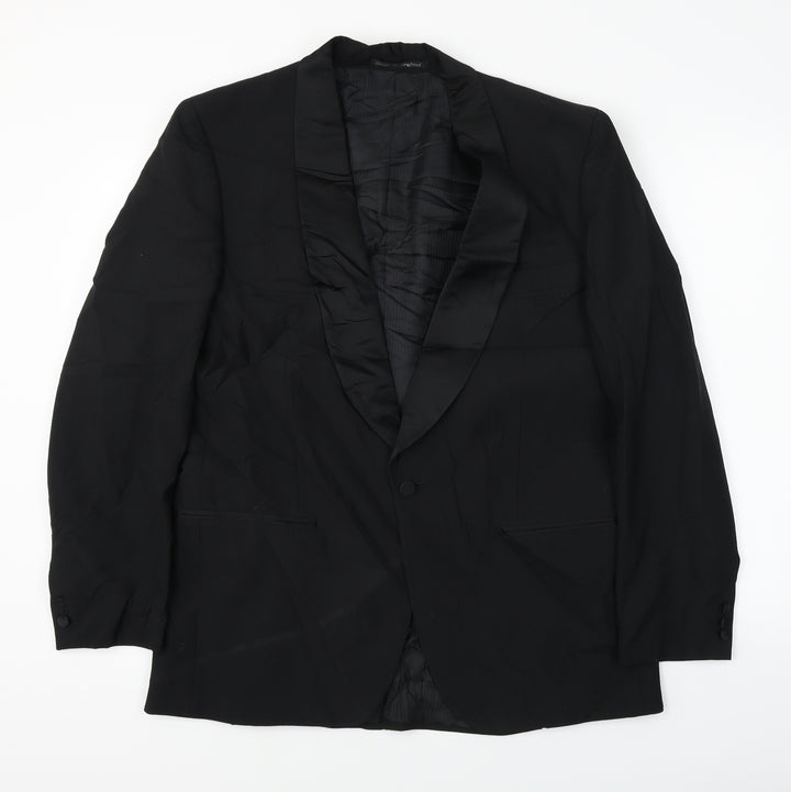 jonelle Mens Black Jacket Blazer Size 40