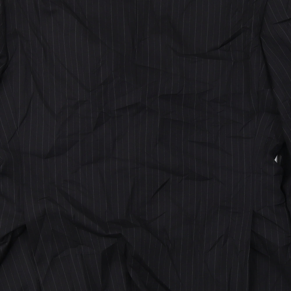 Marks and Spencer  Mens Black Striped  Jacket Blazer Size M
