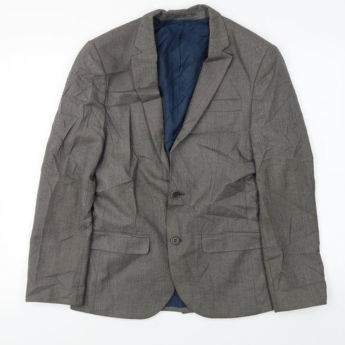 River Island  Mens Grey   Jacket Blazer Size 36