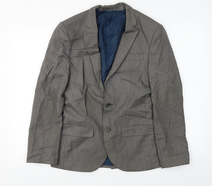 River Island  Mens Grey   Jacket Blazer Size 36