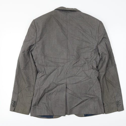 River Island  Mens Grey   Jacket Blazer Size 36