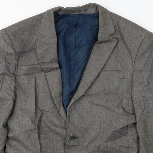 River Island  Mens Grey   Jacket Blazer Size 36