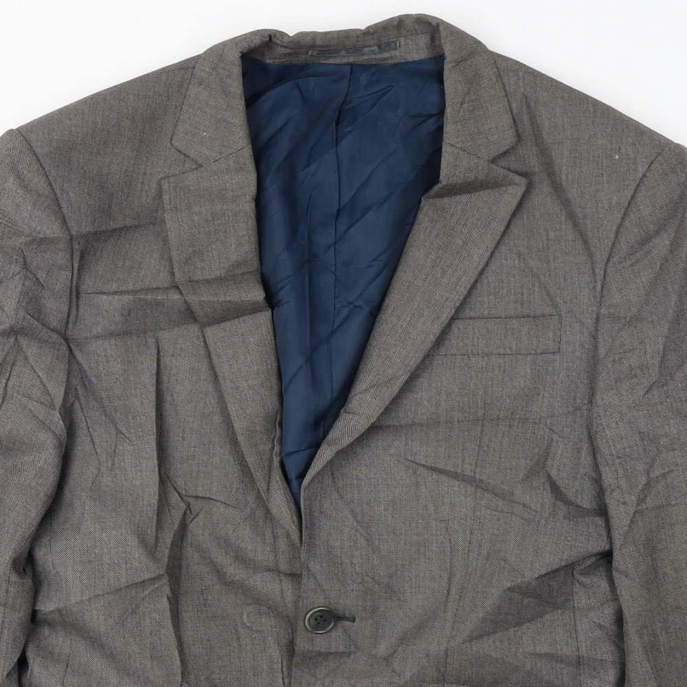River Island  Mens Grey   Jacket Blazer Size 36