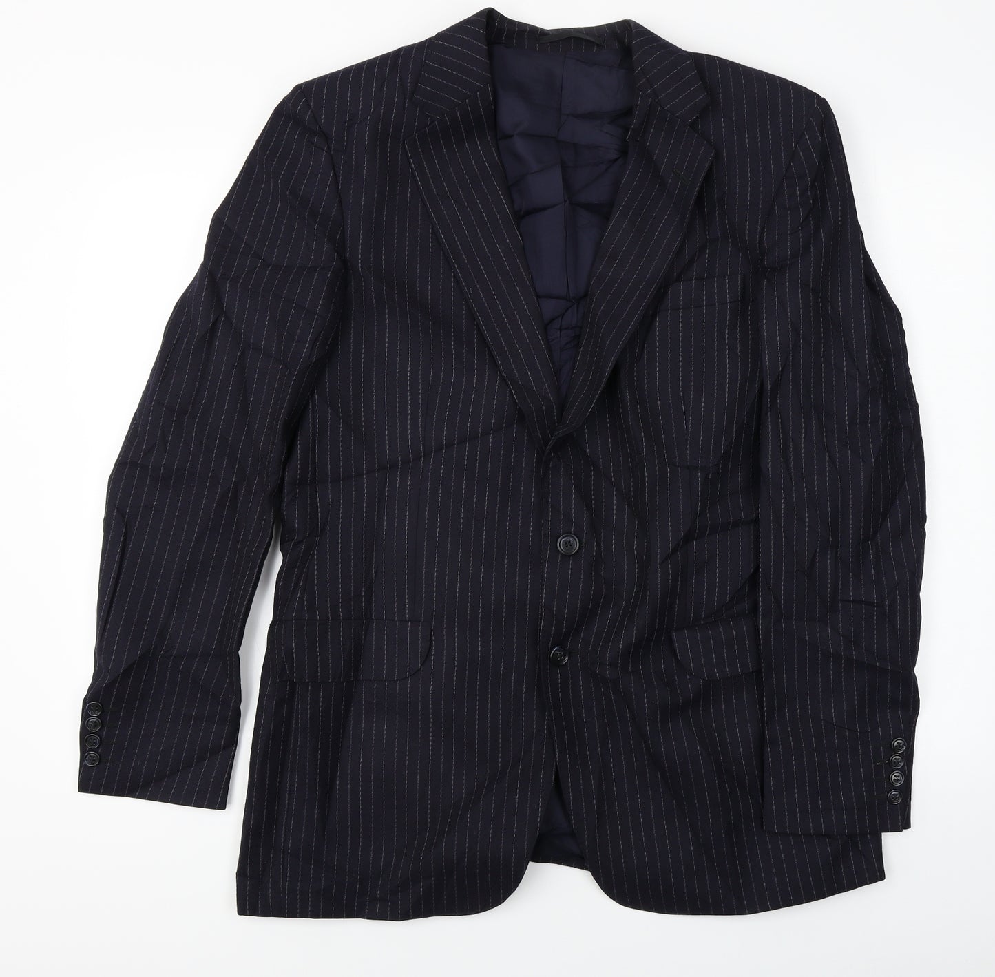 gibs of london Mens Blue   Jacket Blazer Size 40