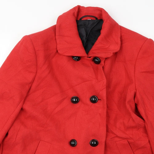 EWM  Womens Red   Jacket Coat Size 14