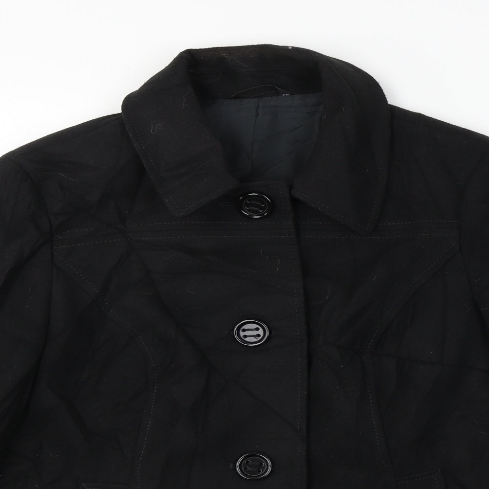 Marks and Spencer  Womens Black   Jacket Coat Size 14