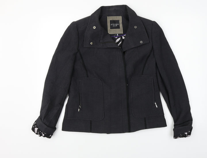 Principles Womens Grey Jacket Coat Size 12