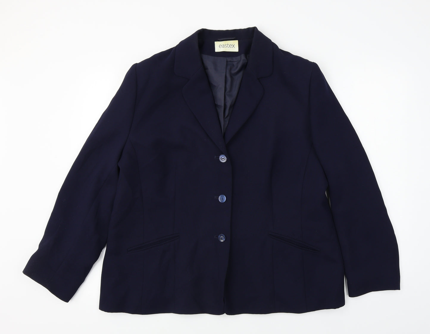 Eastex  Womens Blue   Jacket Blazer Size 18