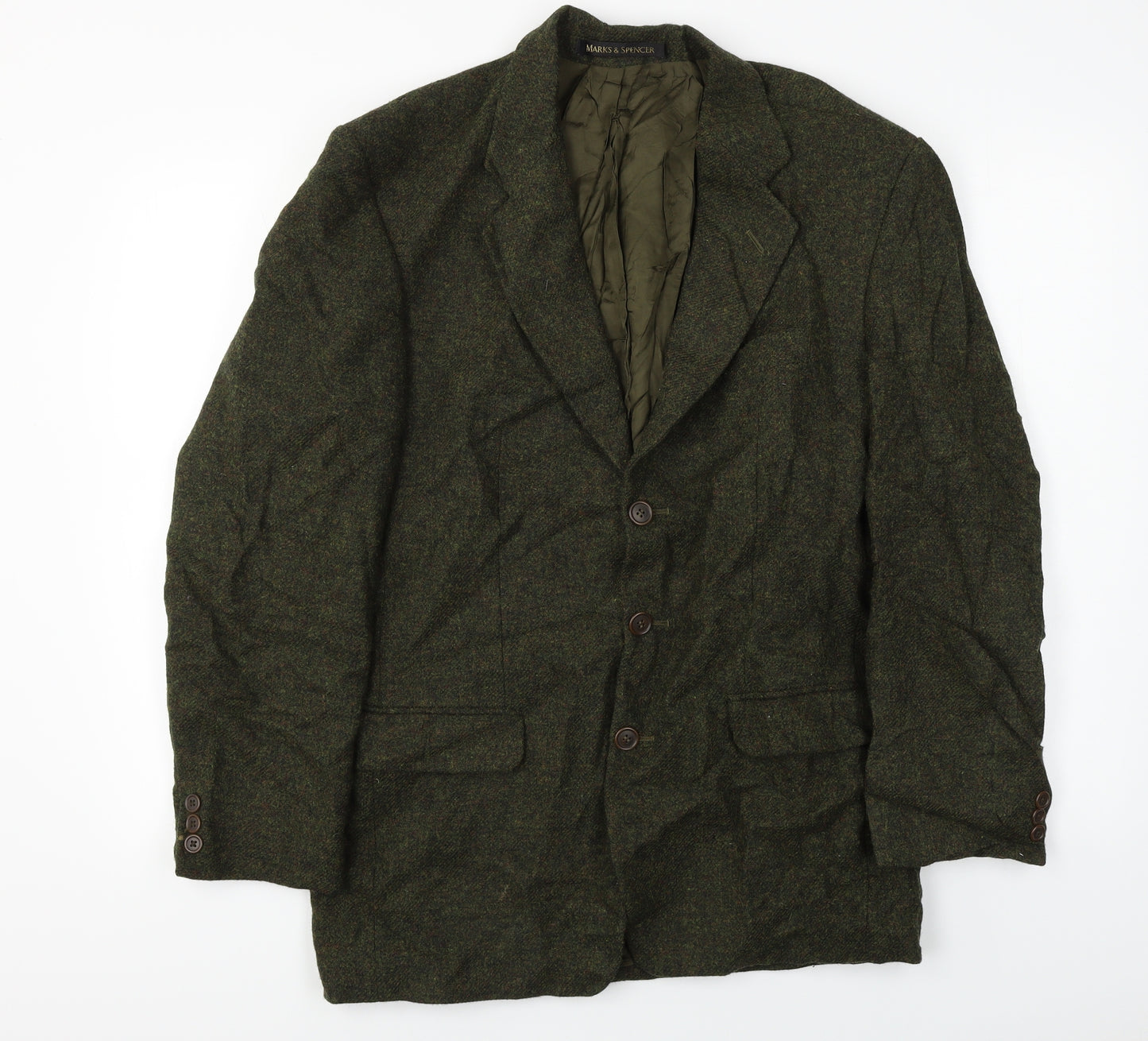 Marks and Spencer  Mens Green   Jacket Blazer Size M