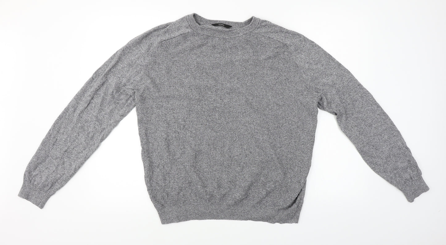 George  Mens Grey   Pullover Jumper Size L