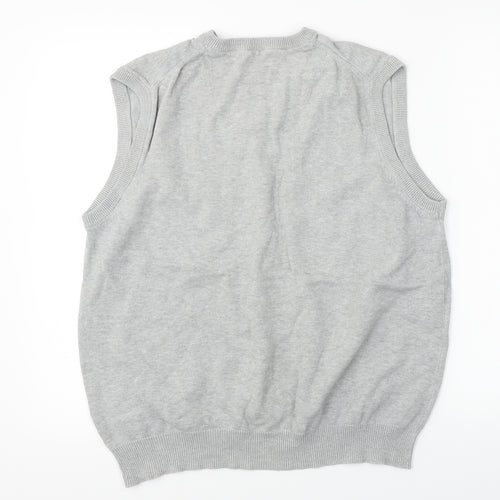 Blue Harbour  Mens Grey   Vest Jumper Size L