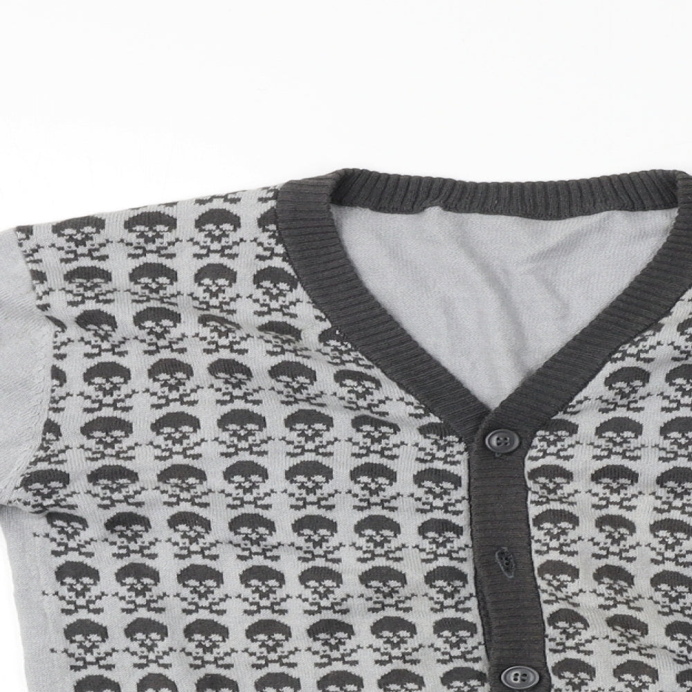Cherokee  Boys Grey   Cardigan Jumper Size 9-10 Years