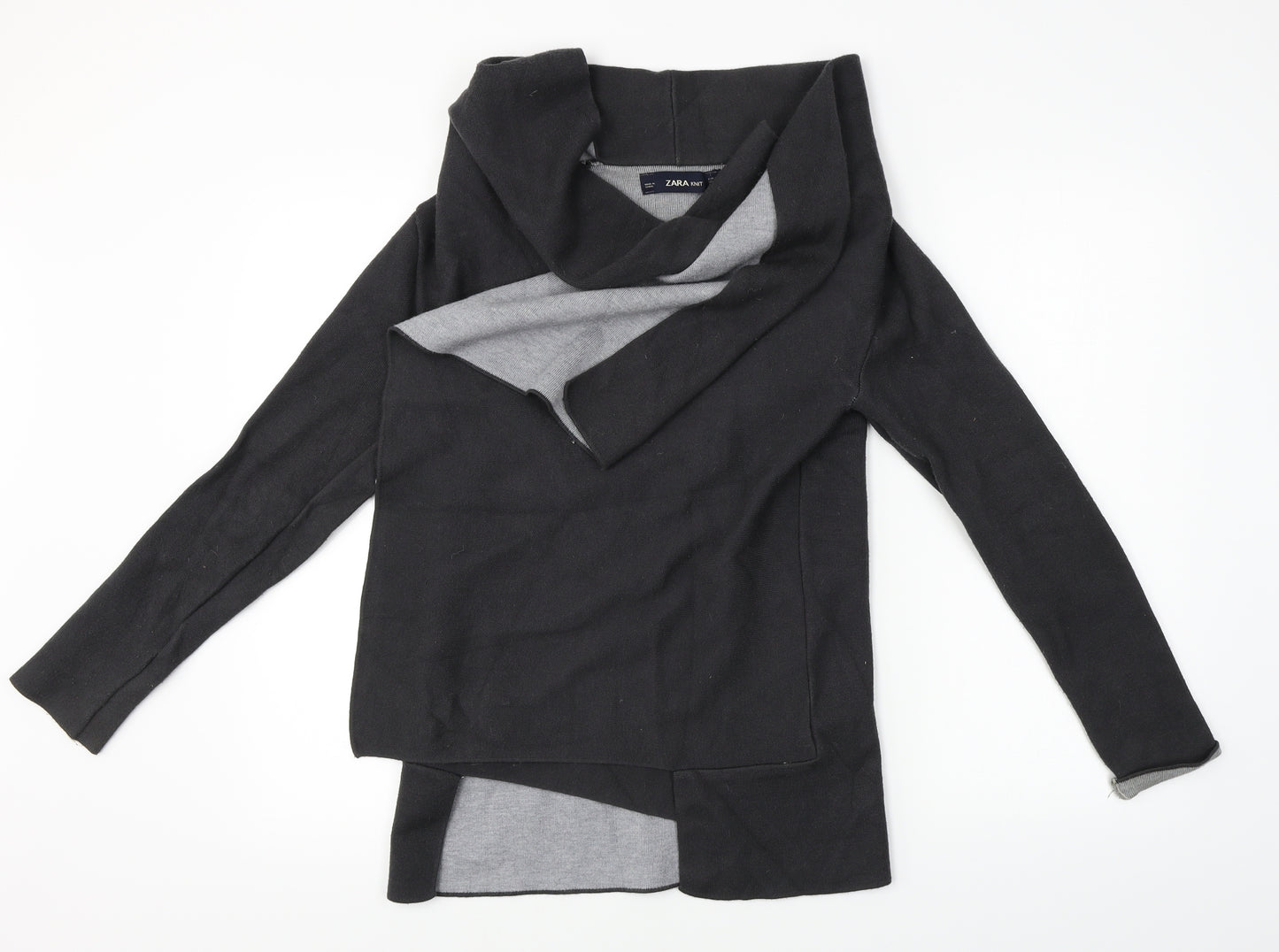 Zara  Womens Grey   Cardigan Jumper Size M