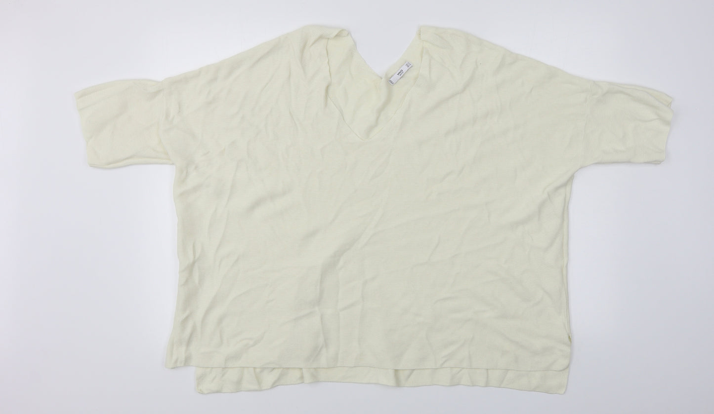 Mng    Womens Ivory   Pullover Jumper Size M