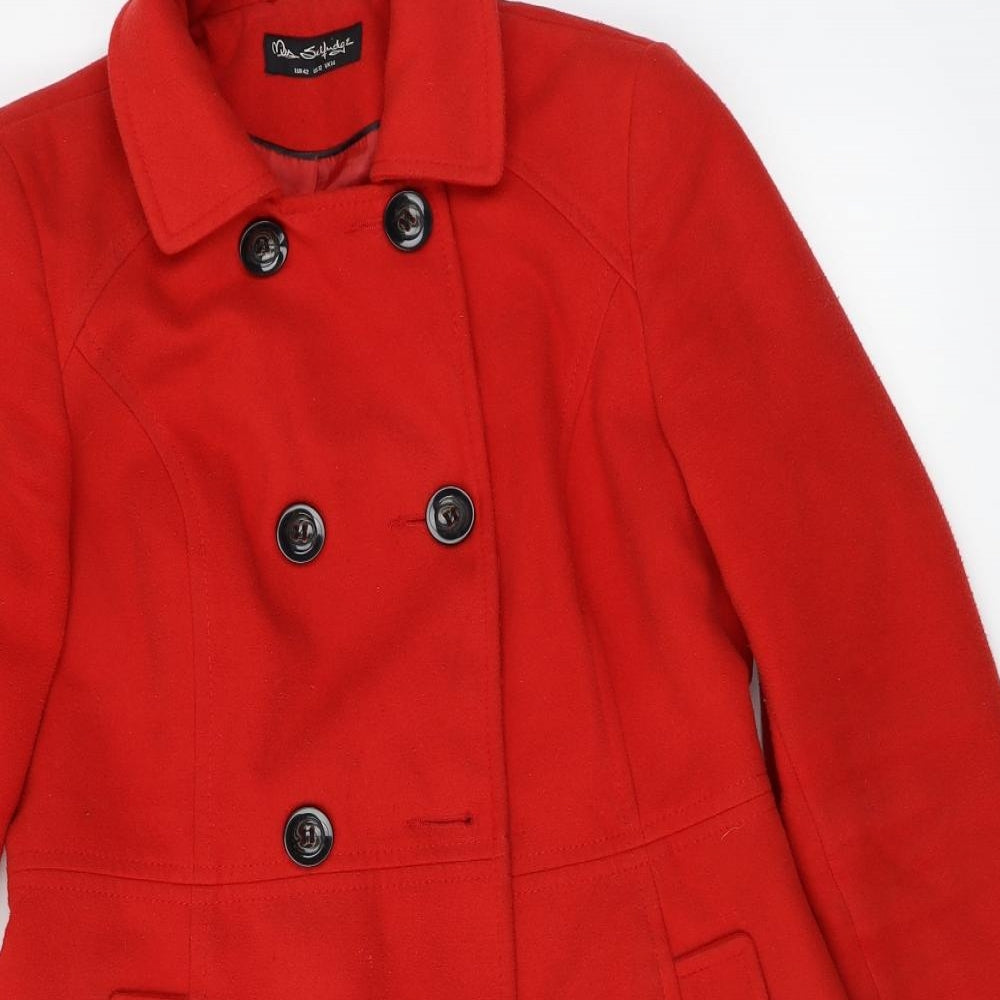 Miss Selfridge  Womens Red   Jacket Coat Size 14