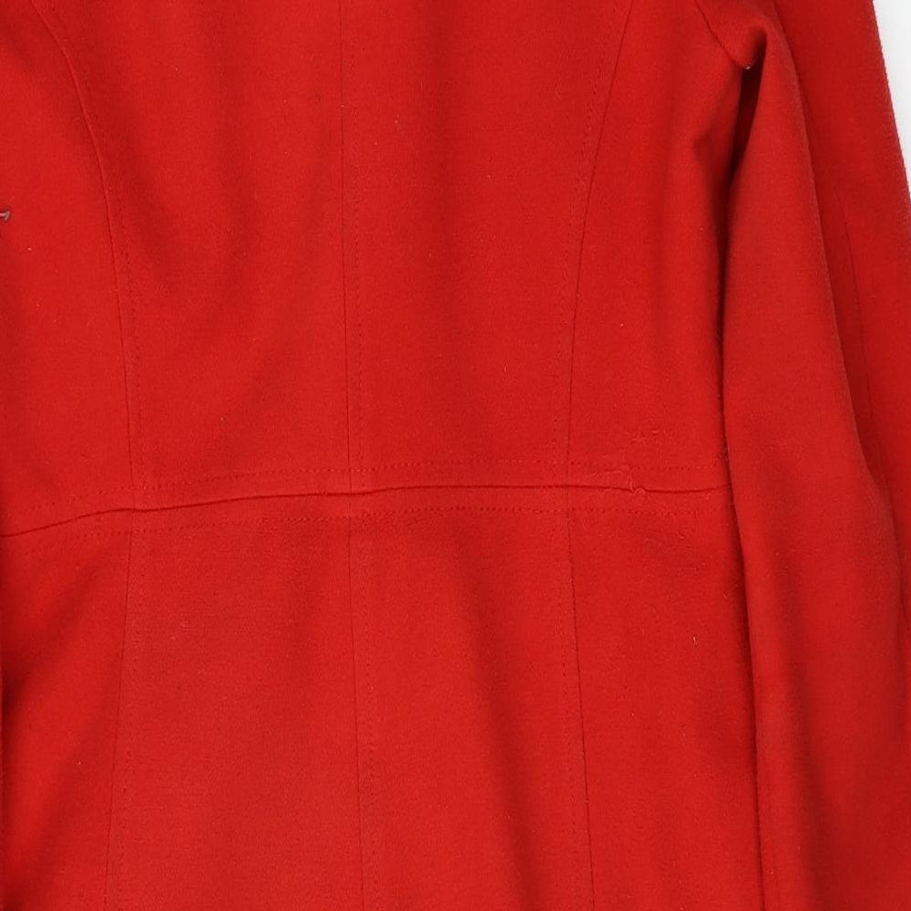 Miss Selfridge  Womens Red   Jacket Coat Size 14