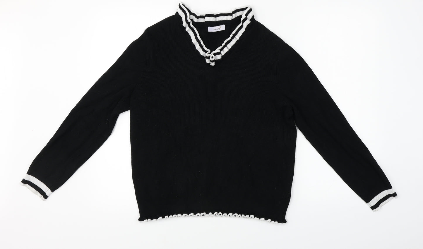 Per Una  Womens Black   Pullover Jumper Size 14