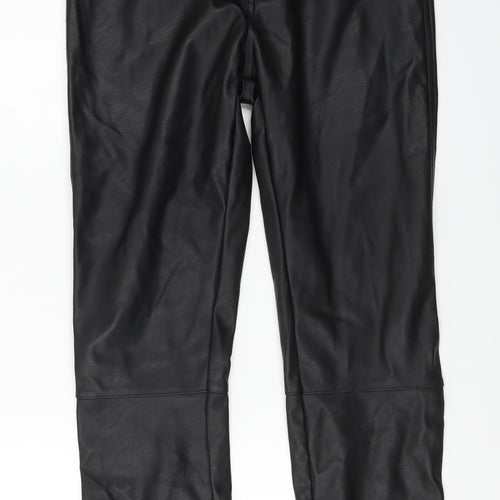 H&M  Womens Black   Trousers  Size 12 L24 in