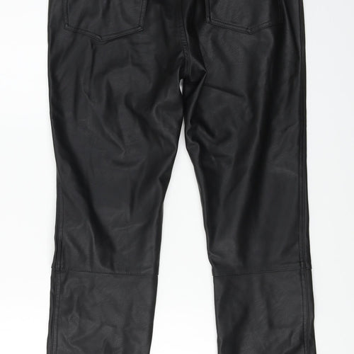 H&M  Womens Black   Trousers  Size 12 L24 in